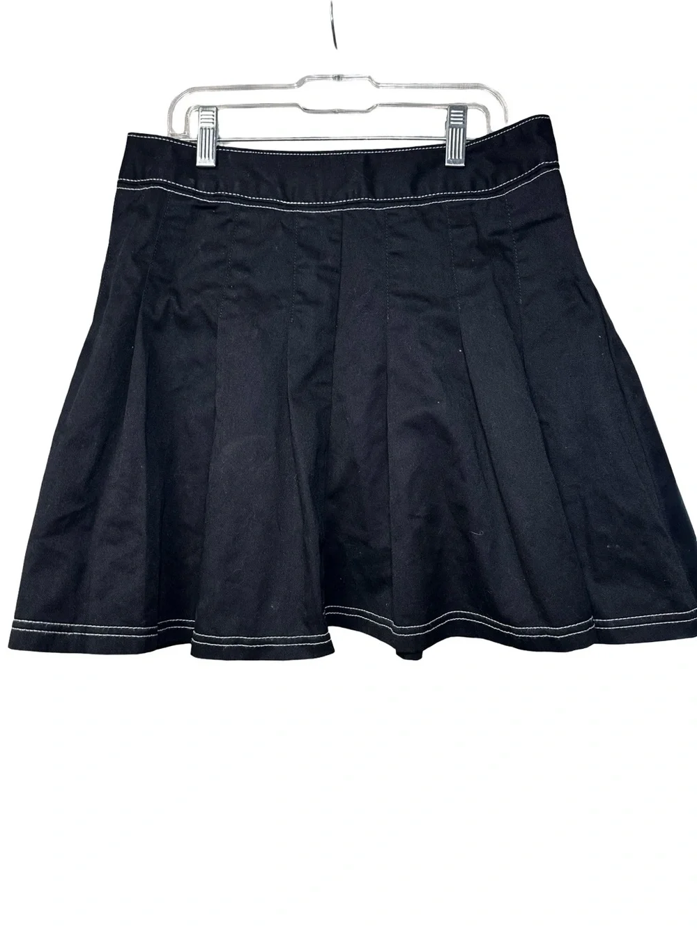 Dickies Black Pleated Mini Skirt SZ 27 Preppy Y2K Whimsigoth Skater Retro Punk